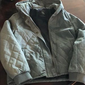 🚨 Army Green Quilted Bomber Jacket 🚨